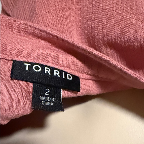 Torrid Pink Embroidered Blouse - Picture 2 of 8